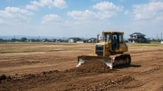 伊奈町｜農地改良工事（天地返し）｜2,000㎡